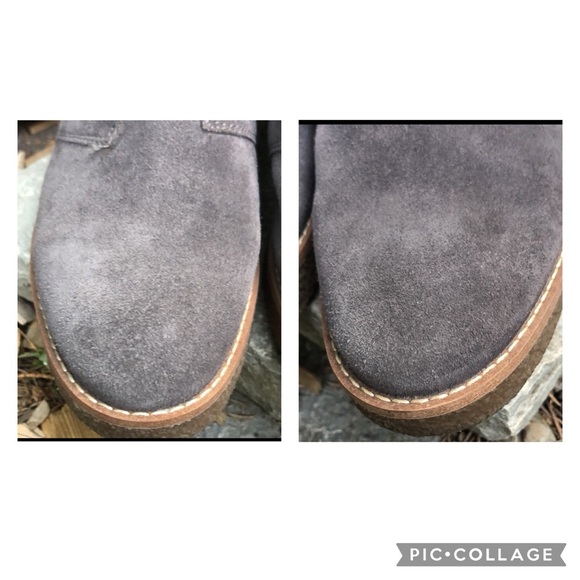 Franco Sarto Slip On Shoes-Gray Suede-EUC - Picture 6 of 17